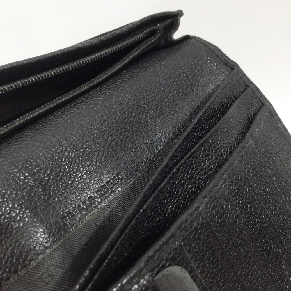 Bvlgari black canvas and leather bifold wallet - Picture 10 of 12